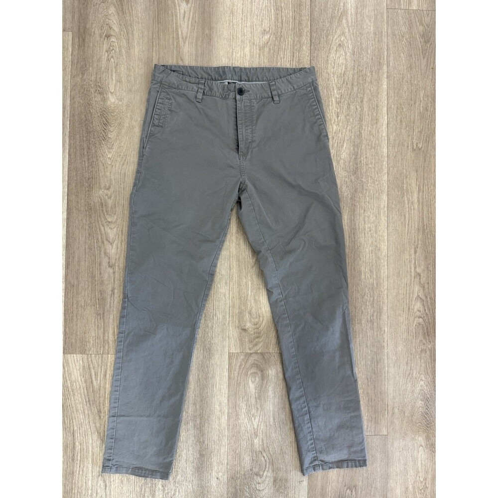 Vuori Collins Chino Pants Gray Stretch Twill Straight Leg V433 Men’s 32x30